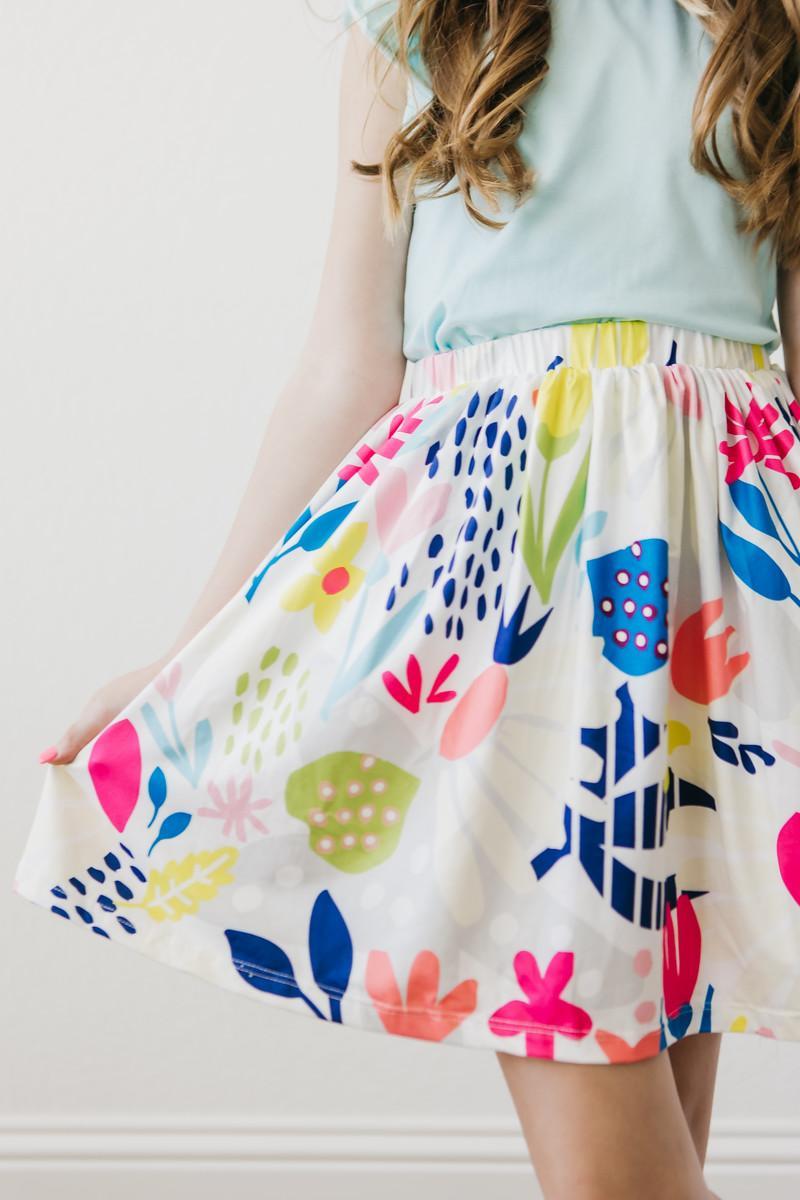 Mila & Rose:  SALE Flower Market Twirl Skirt