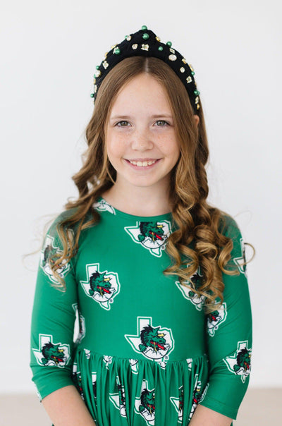 Mila & Rose:  Southlake Carroll Dragons Pocket Twirl Dress