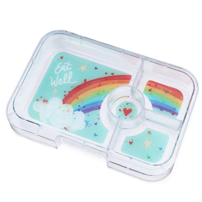 Yumbox Tapas 4 Compartments: Capri Pink (Rainbow Tray)