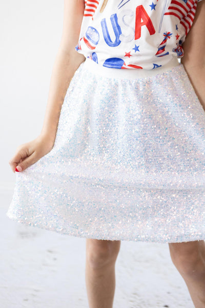 Mila & Rose:  SALE Disco Sequin Twirl Skirt