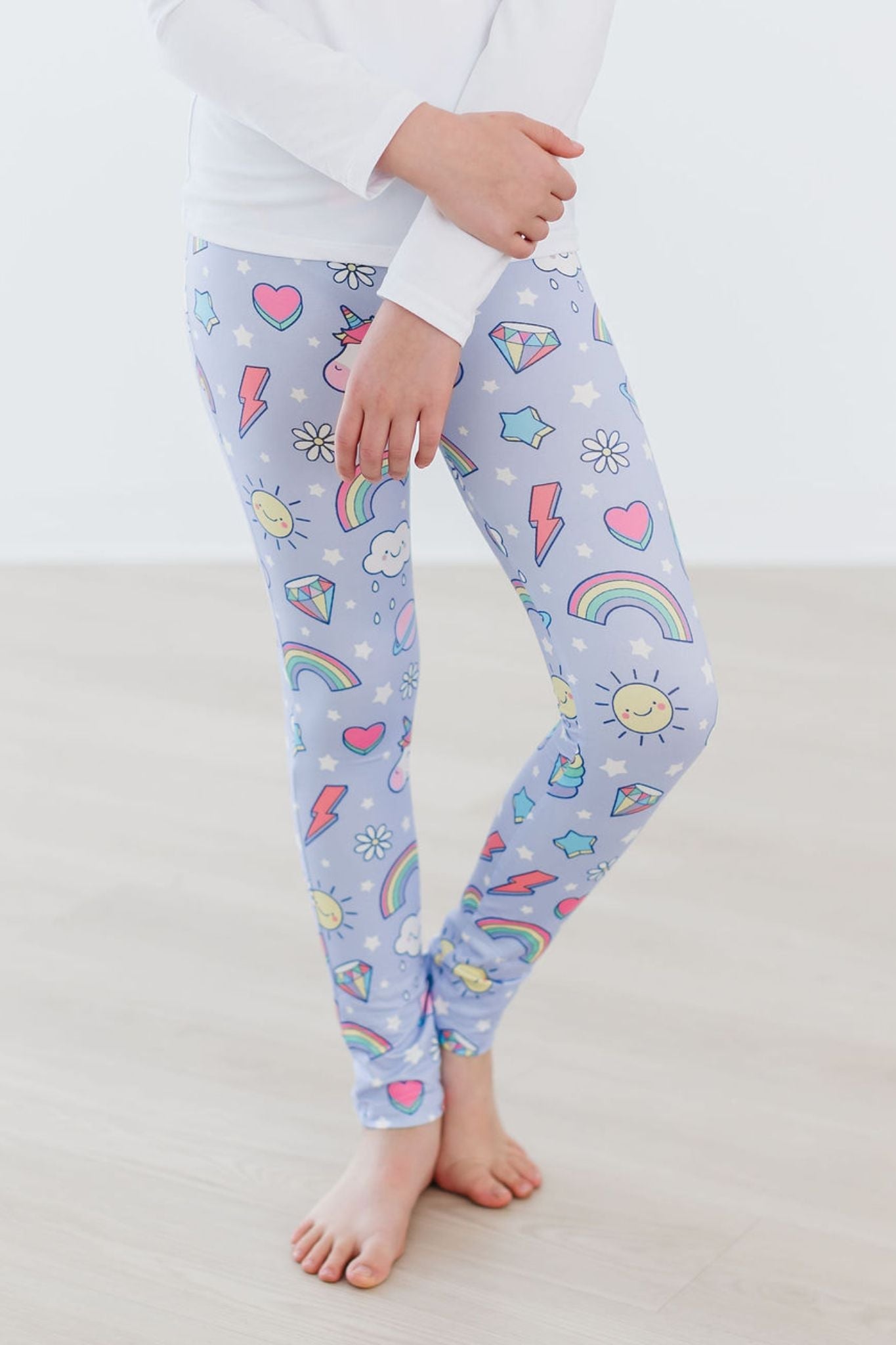 Mila & Rose:  Galactic Unicorns Leggings