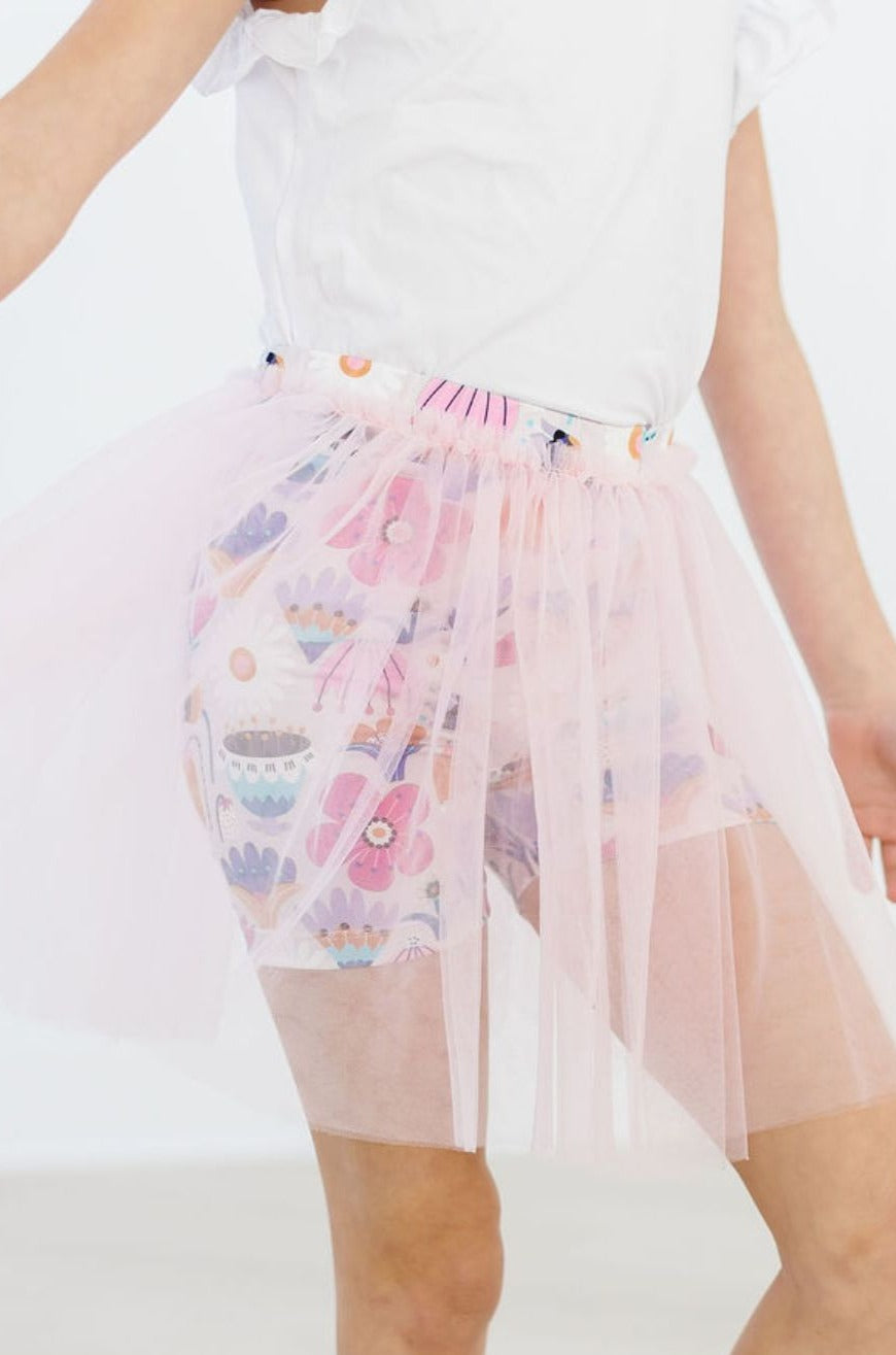 Mila & Rose:  SALE Tulip Blooms Tutu Shorts