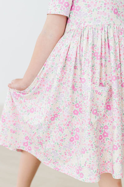 Mila & Rose:  Blooming Beauty S/S Pocket Twirl Dress