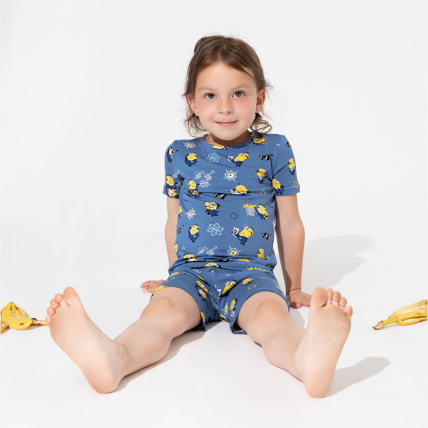 Bellabu Bear Pajama Short Set: Minions AVL