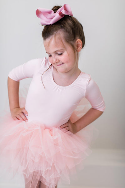 Mila & Rose:  Ballet Pink 3/4 Tutu Leotard