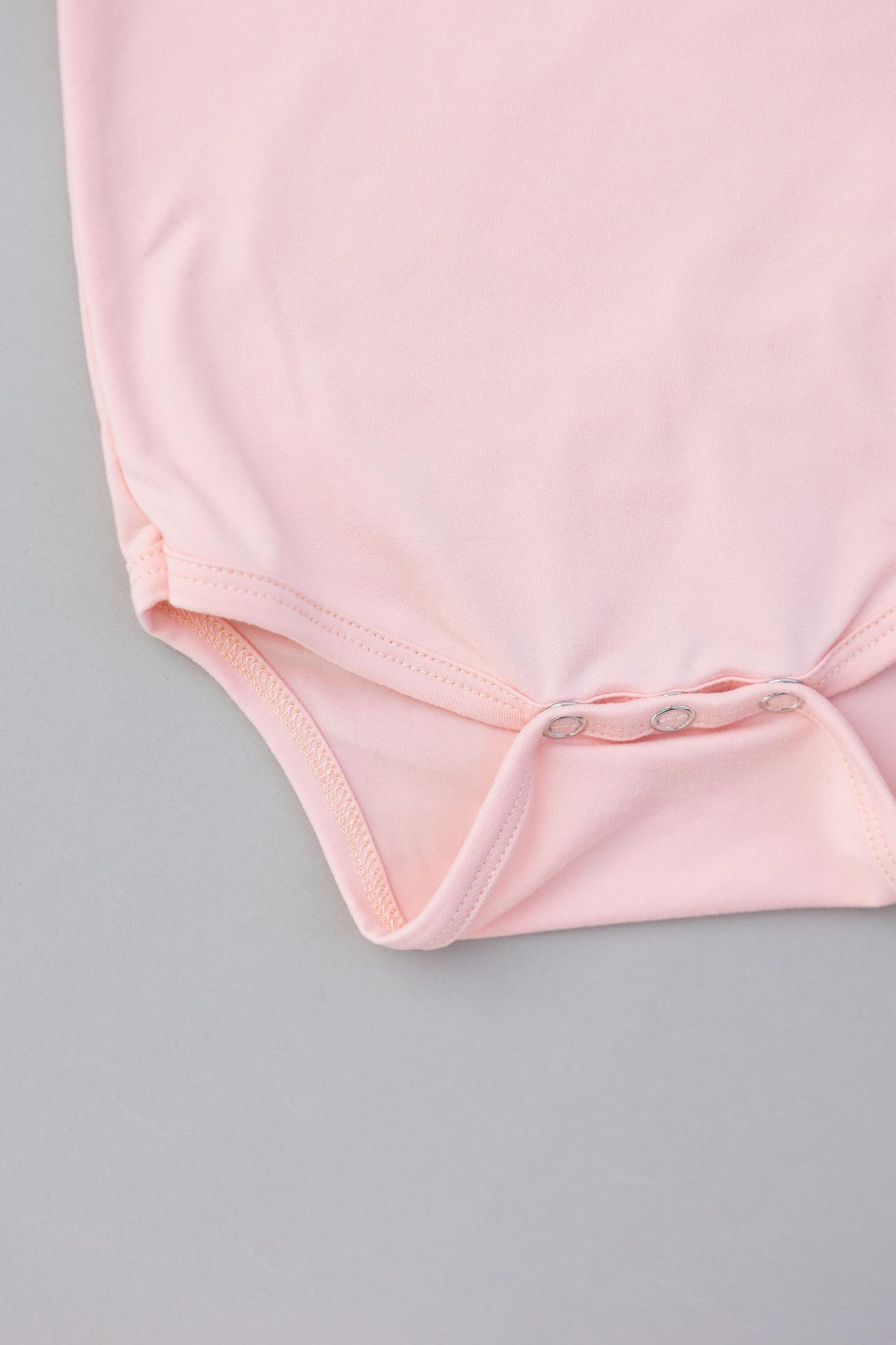 Mila & Rose:  Peach S/S Flutter Bodysuit