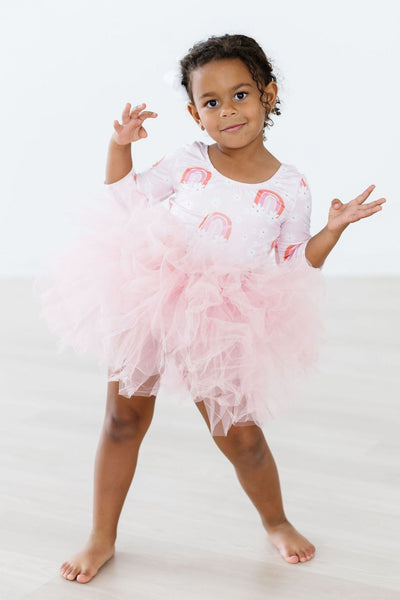 Mila & Rose:  Fun & Flowers 3/4 Tutu Leotard