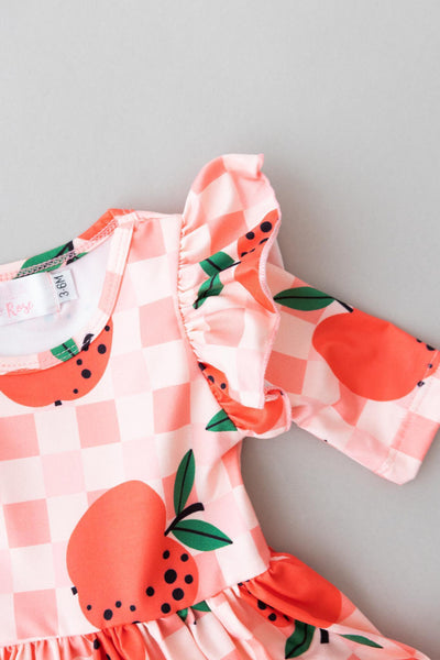 Mila & Rose:  SALE Apple Orchard Twirl Flutter Bodysuit