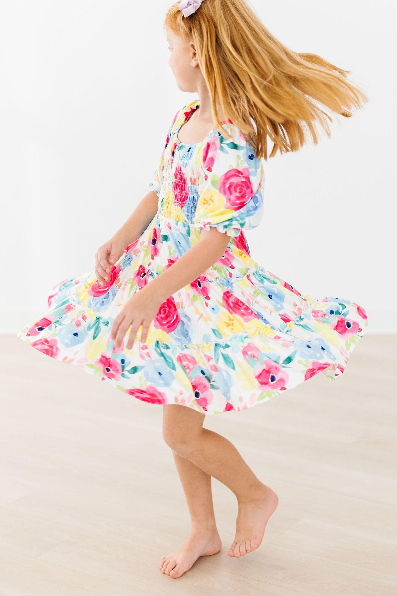 Mila & Rose:  Rosie Smocked Ruffle Dress