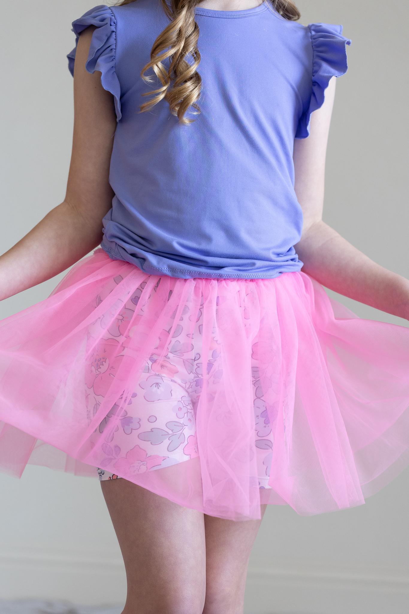 Mila & Rose:  Hydrangea Tutu Shorts