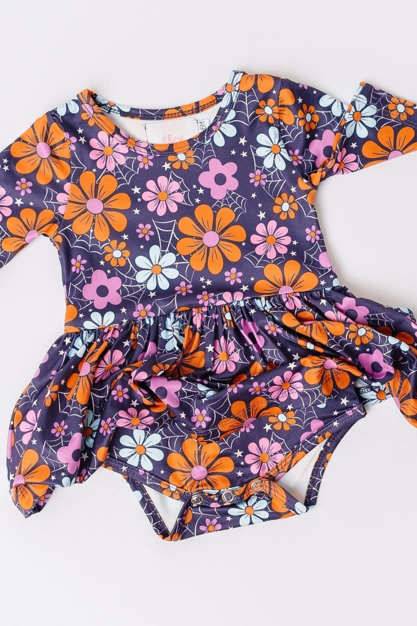 Mila & Rose:  Haunted Garden Twirl Bodysuit