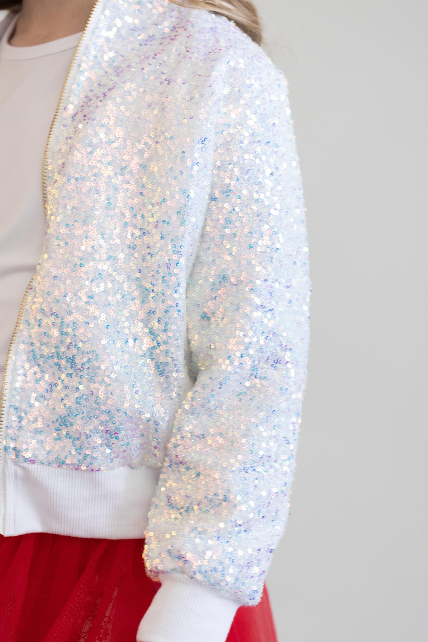 Mila & Rose:  Disco Sequin Jacket