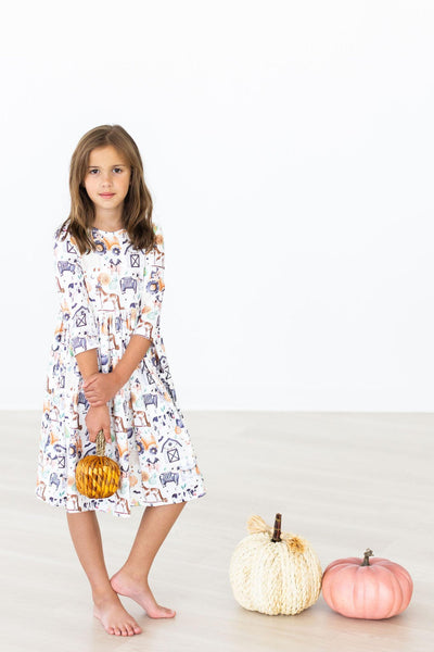 Mila & Rose:  Stay Spooky Pocket Twirl Dress