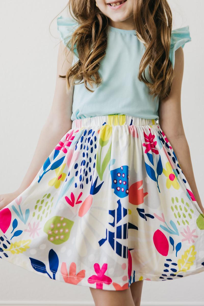 Mila & Rose:  SALE Flower Market Twirl Skirt