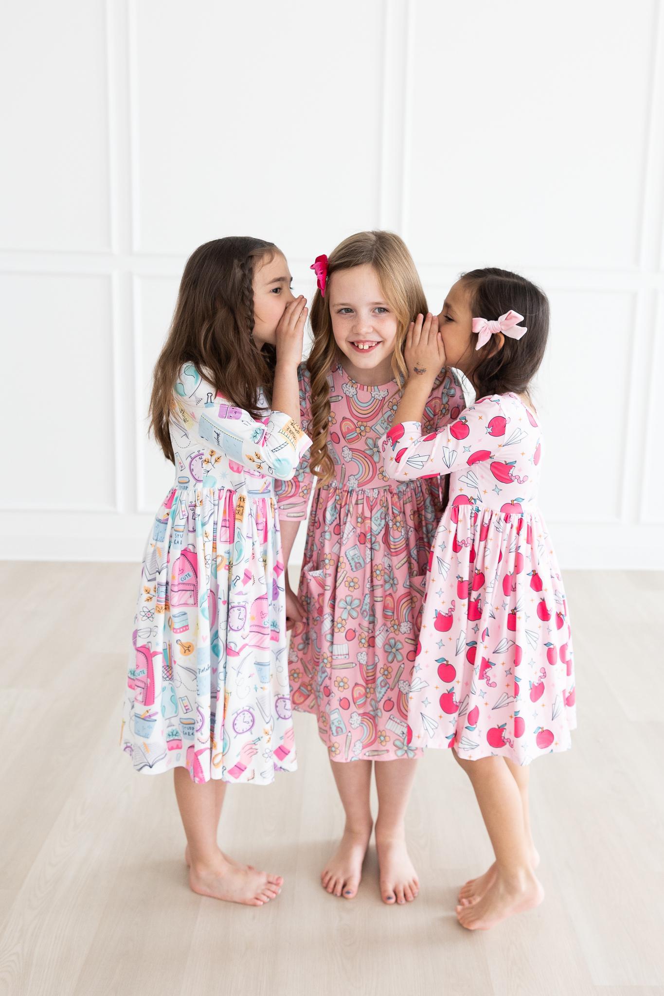 Mila & Rose:  Star Student Pocket Twirl Dress