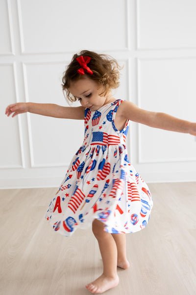 Mila & Rose:  Party in the USA Tank Twirl Dress