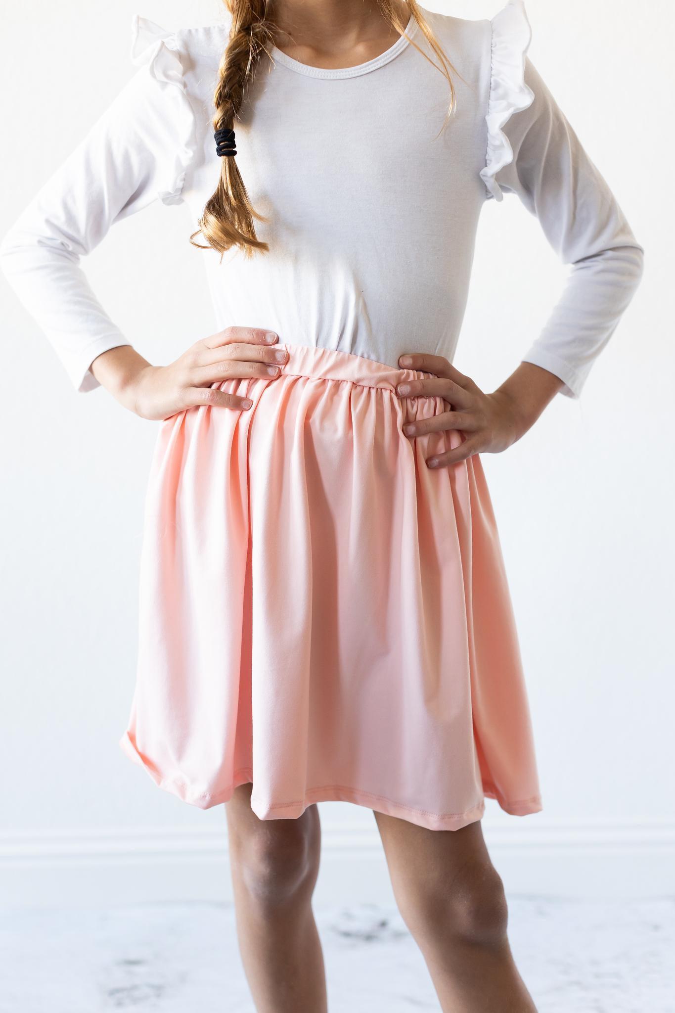 Mila & Rose:  SALE Peach Twirl Skirt