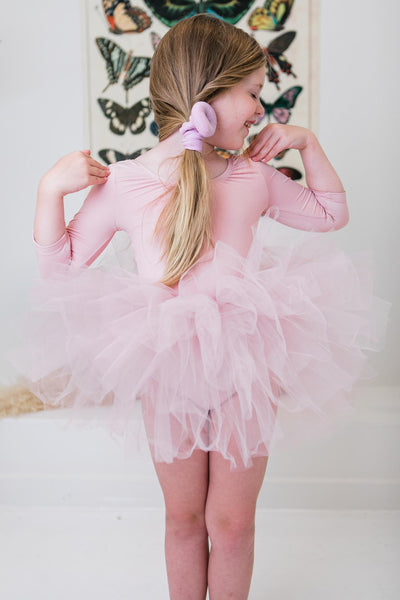 Mila & Rose:  Ballet Pink 3/4 Tutu Leotard