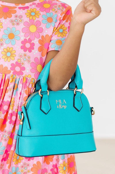 Mila & Rose:  Caribbean Blue Girl's Crossbody Purse