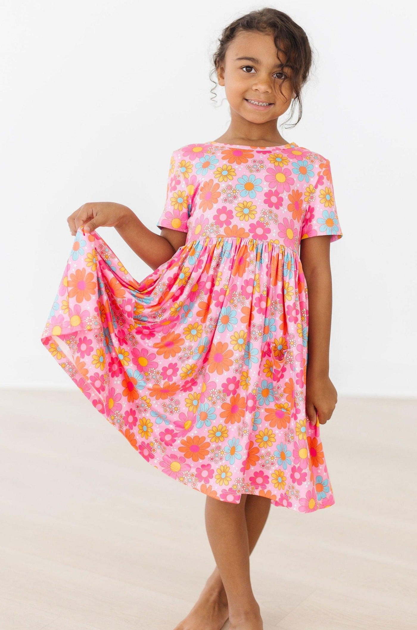 Mila & Rose:  Petal Pop S/S Pocket Twirl Dress