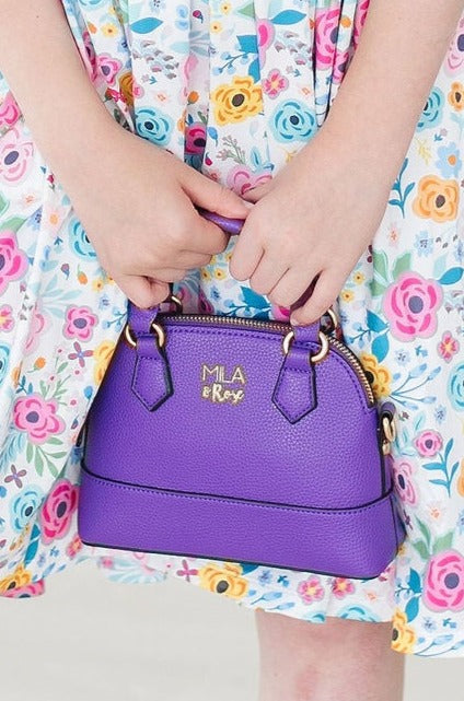 Mila & Rose:  Purple Girl's Crossbody Purse