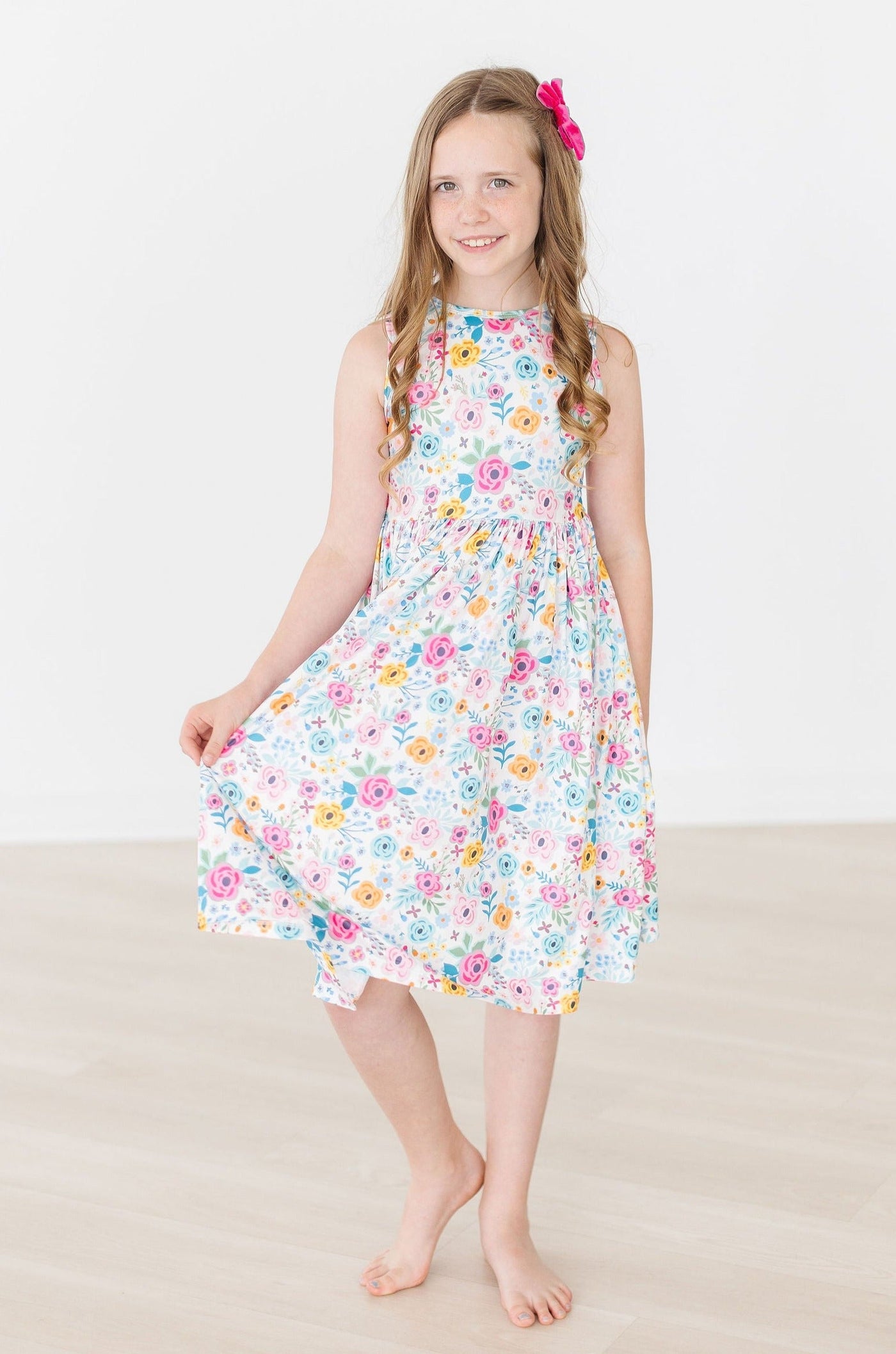 Mila & Rose:  Sunshine Blooms Tank Twirl Dress