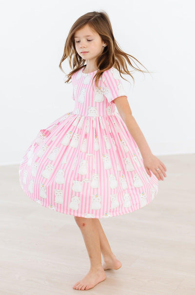 Mila & Rose:  Kittycorn S/S Pocket Twirl Dress