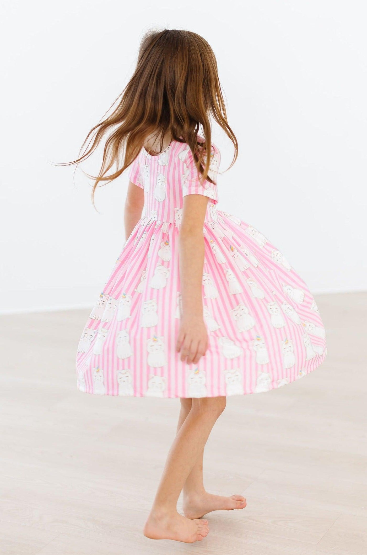 Mila & Rose:  Kittycorn S/S Pocket Twirl Dress