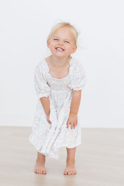 Mila & Rose:  Cloud 9 Smocked Ruffle Dress