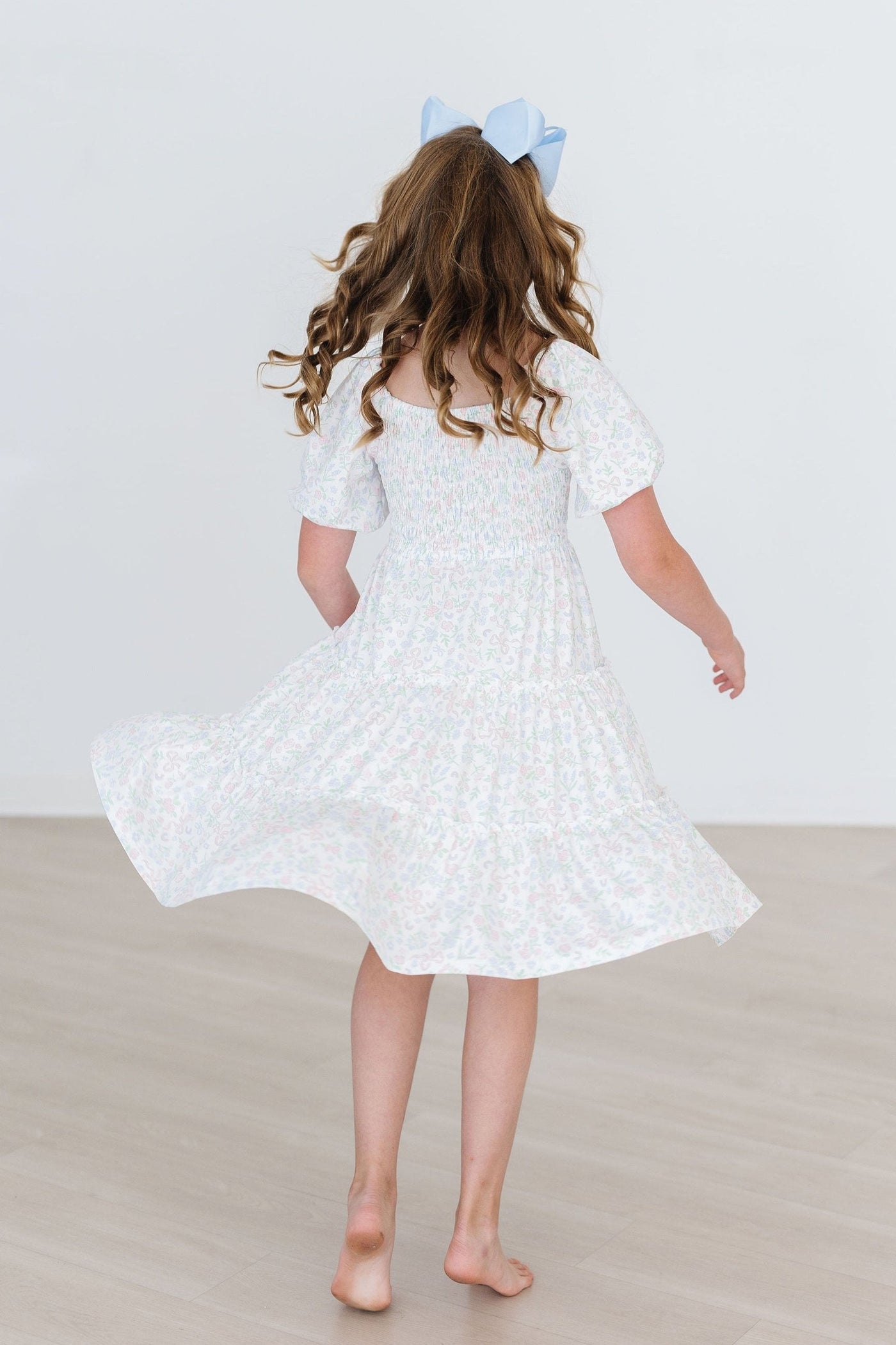 Mila & Rose:  Cloud 9 Smocked Ruffle Dress