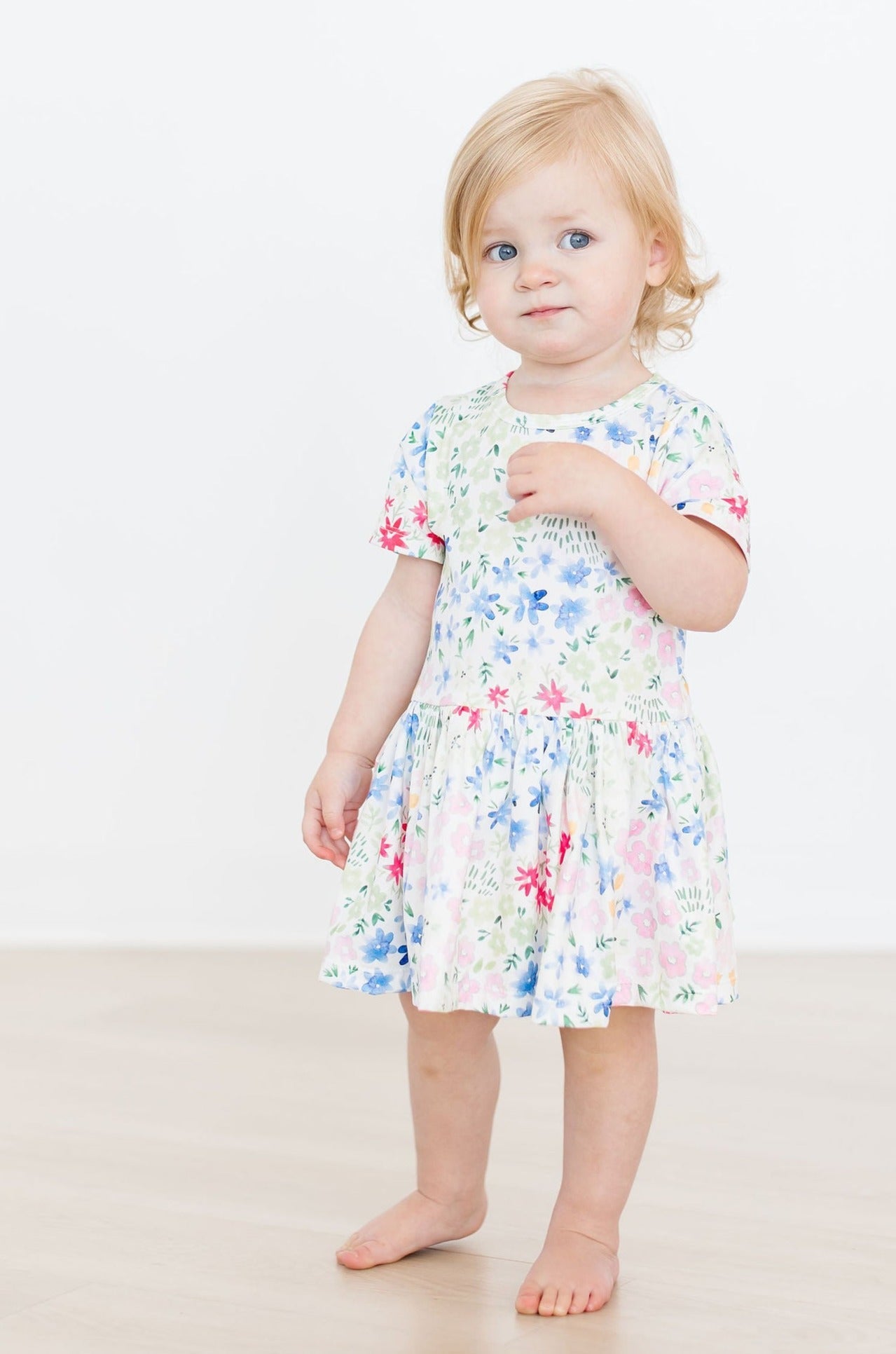 Mila & Rose:  Sunshine Meadows S/S Twirl Bodysuit