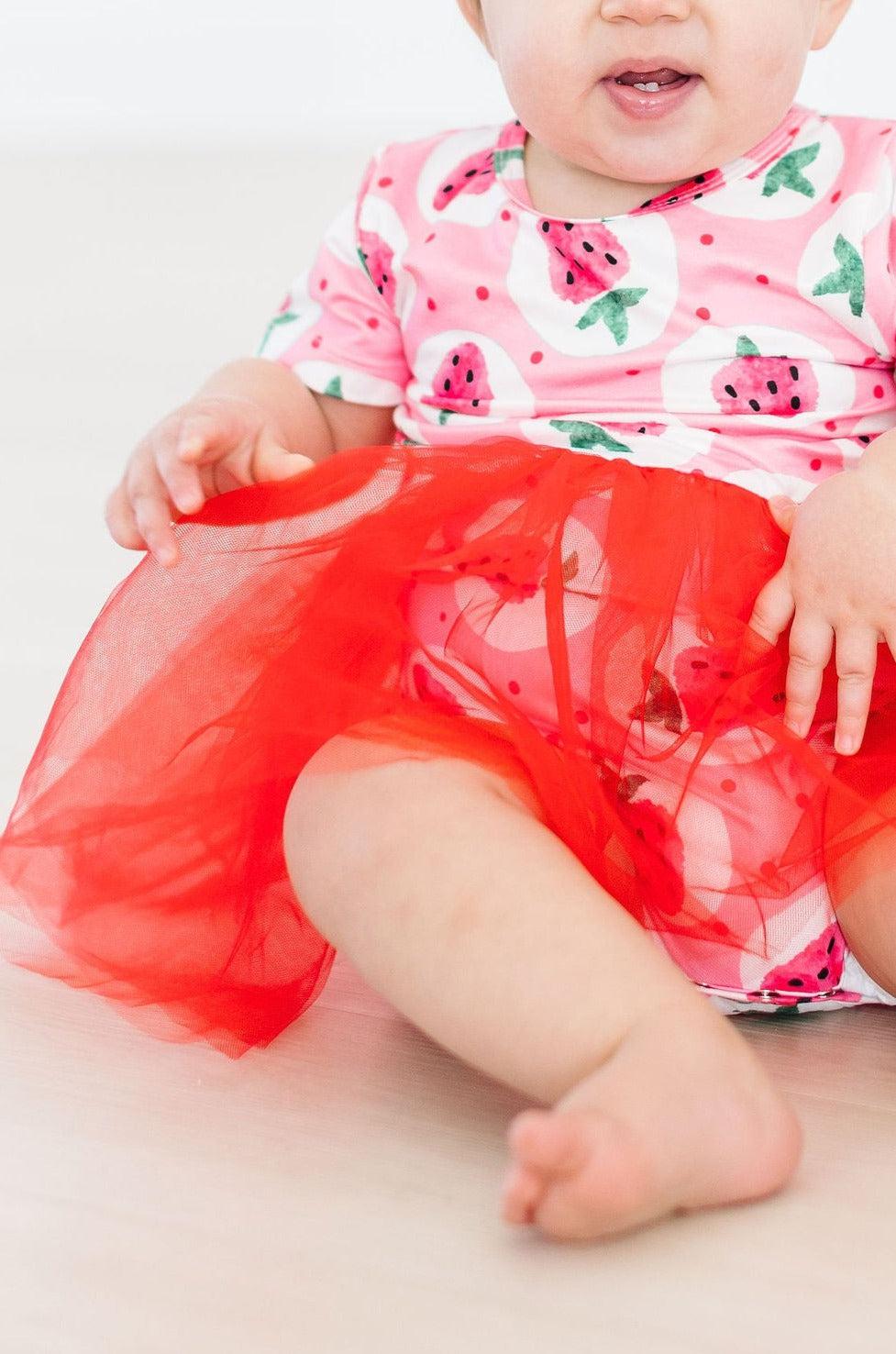 Mila & Rose:  Strawberry Fields Tutu Bodysuit