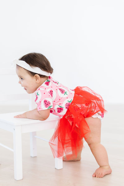 Mila & Rose:  Strawberry Fields Tutu Bodysuit