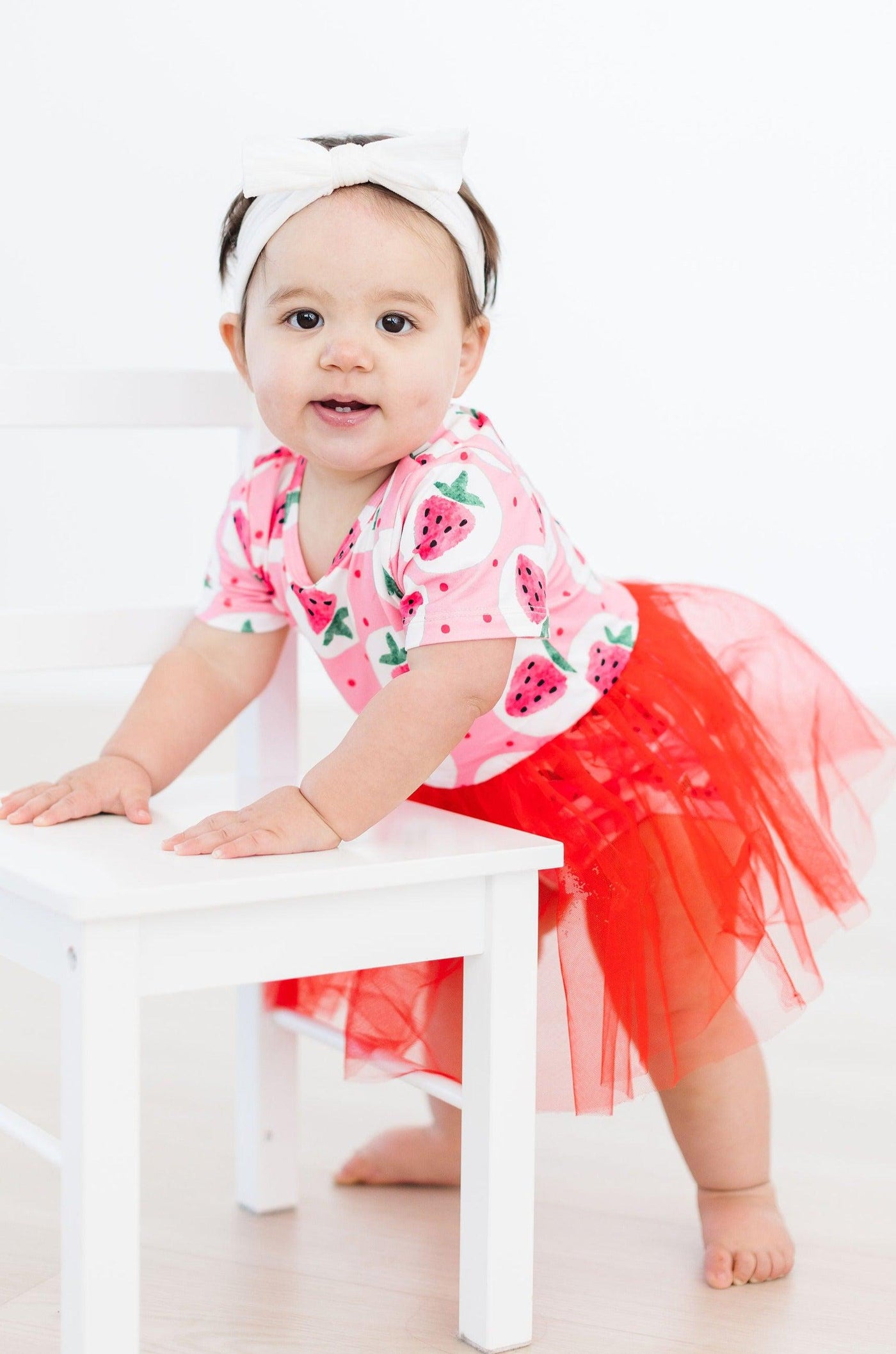 Mila & Rose:  Strawberry Fields Tutu Bodysuit