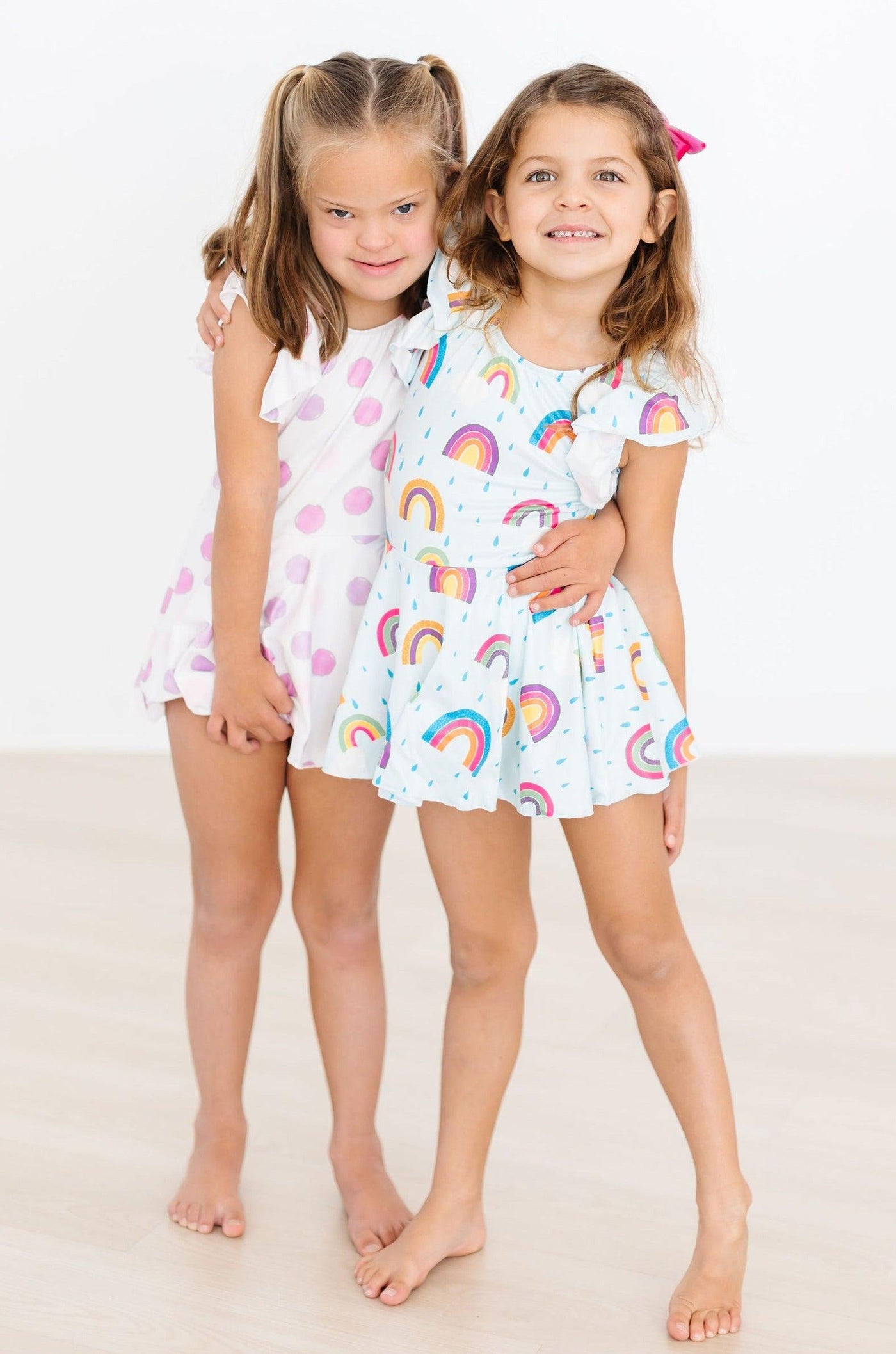 Mila & Rose:  April Showers S/S Twirl Leotard