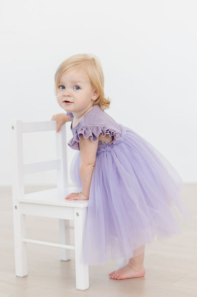 Mila & Rose:  Lavender Shimmer Tutu Dress