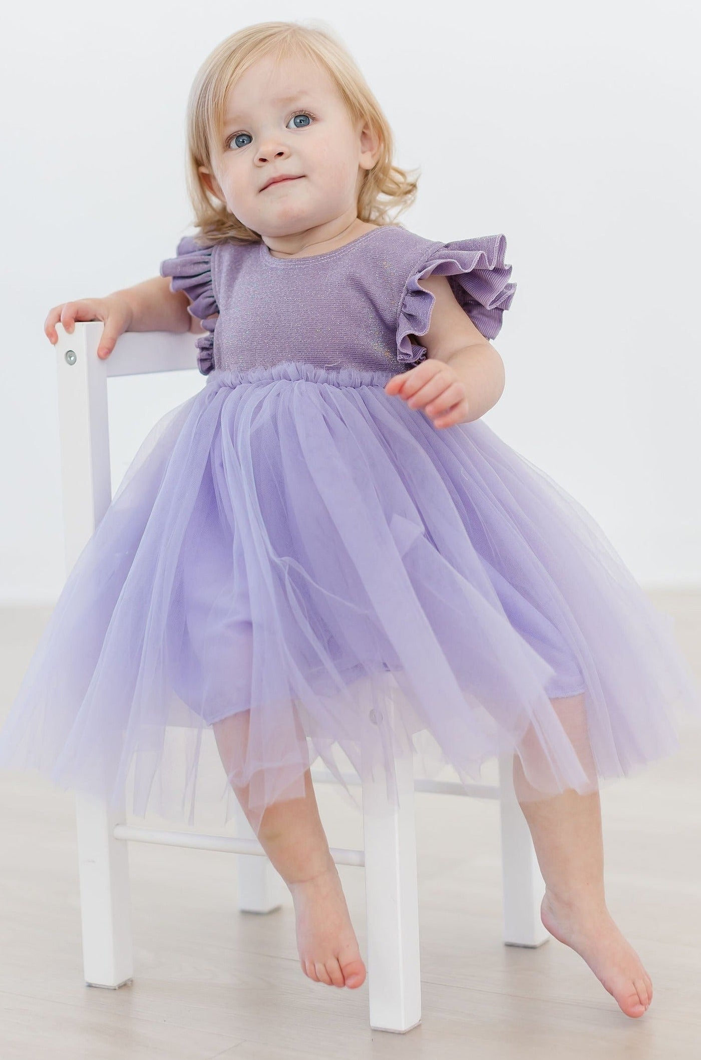 Mila & Rose:  Lavender Shimmer Tutu Dress