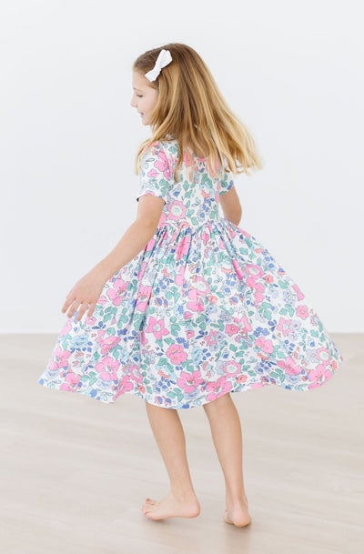 Mila & Rose:  Hydrangea S/S Pocket Twirl Dress