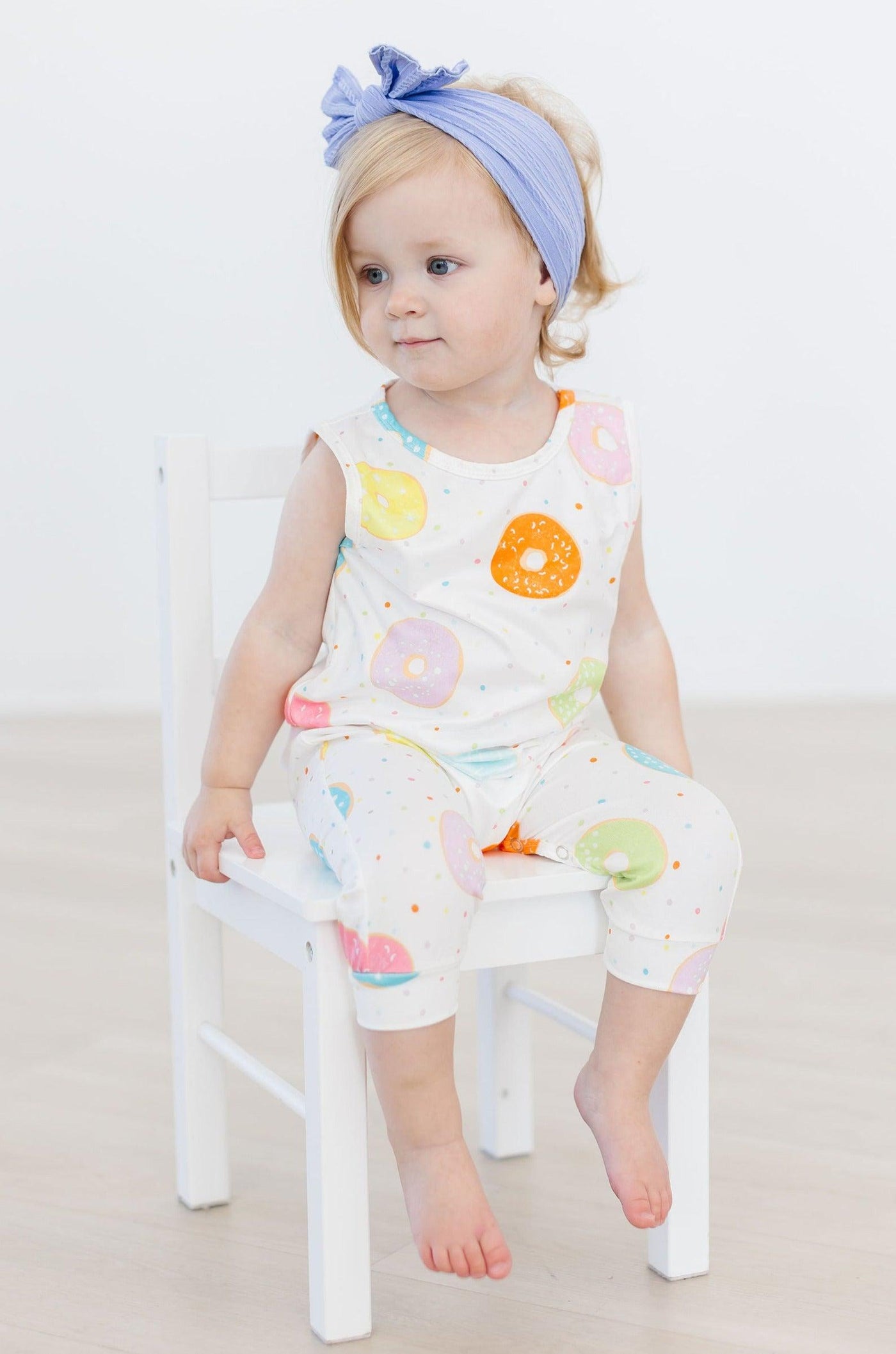 Mila & Rose:  SALE Sprinkle Donut Tank One-Piece Jogger