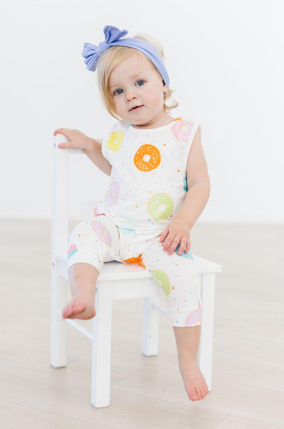 Mila & Rose:  SALE Sprinkle Donut Tank One-Piece Jogger