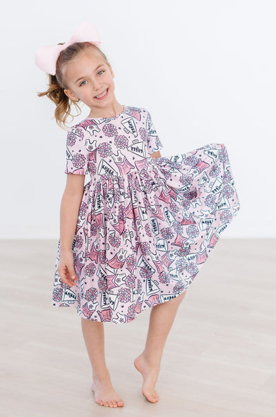 Mila & Rose:  Cheer S/S Pocket Twirl Dress