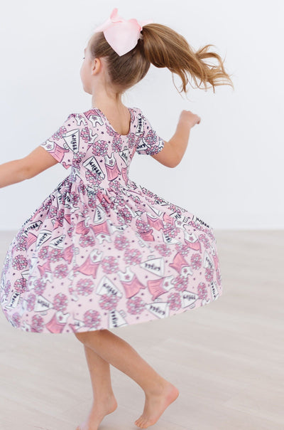 Mila & Rose:  Cheer S/S Pocket Twirl Dress