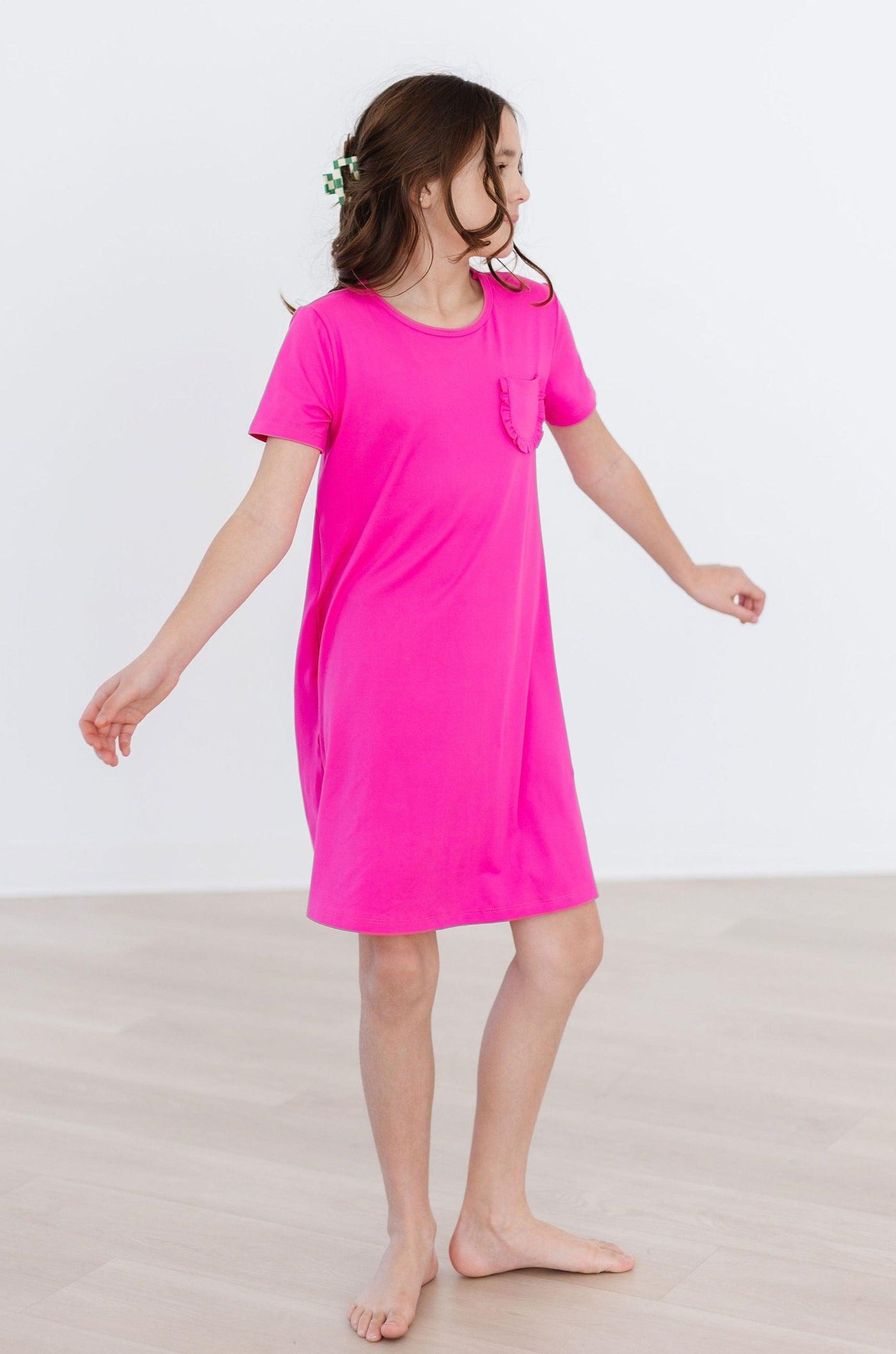 Mila & Rose:  Hot Pink T-Shirt Dress