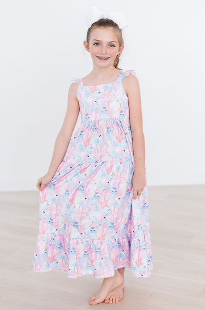 Mila & Rose:  SALE Sea Jelly Ruffle Maxi Dress