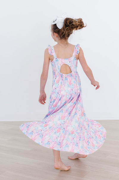 Mila & Rose:  SALE Sea Jelly Ruffle Maxi Dress