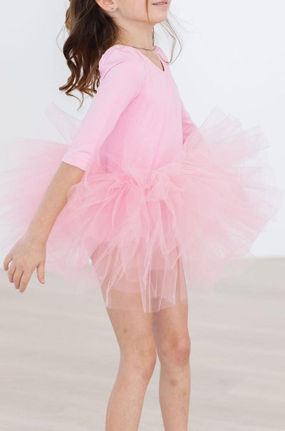 Mila & Rose:  Bubblegum Pink 3/4 Tutu Leotard