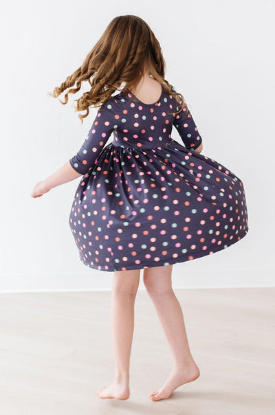 Mila & Rose:  City Girl 3/4 Sleeve Twirl Dress