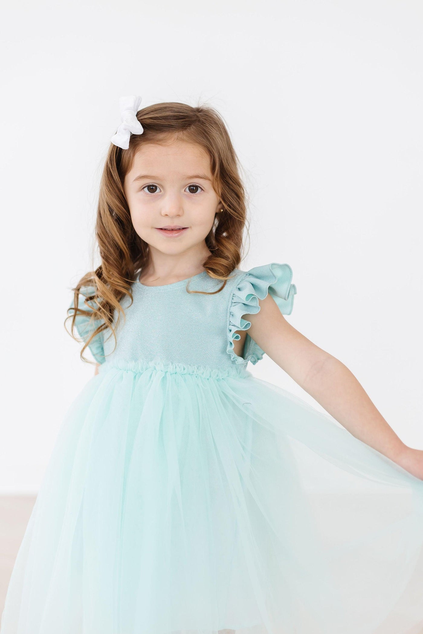 Mila & Rose:  Sage Shimmer Tutu Dress