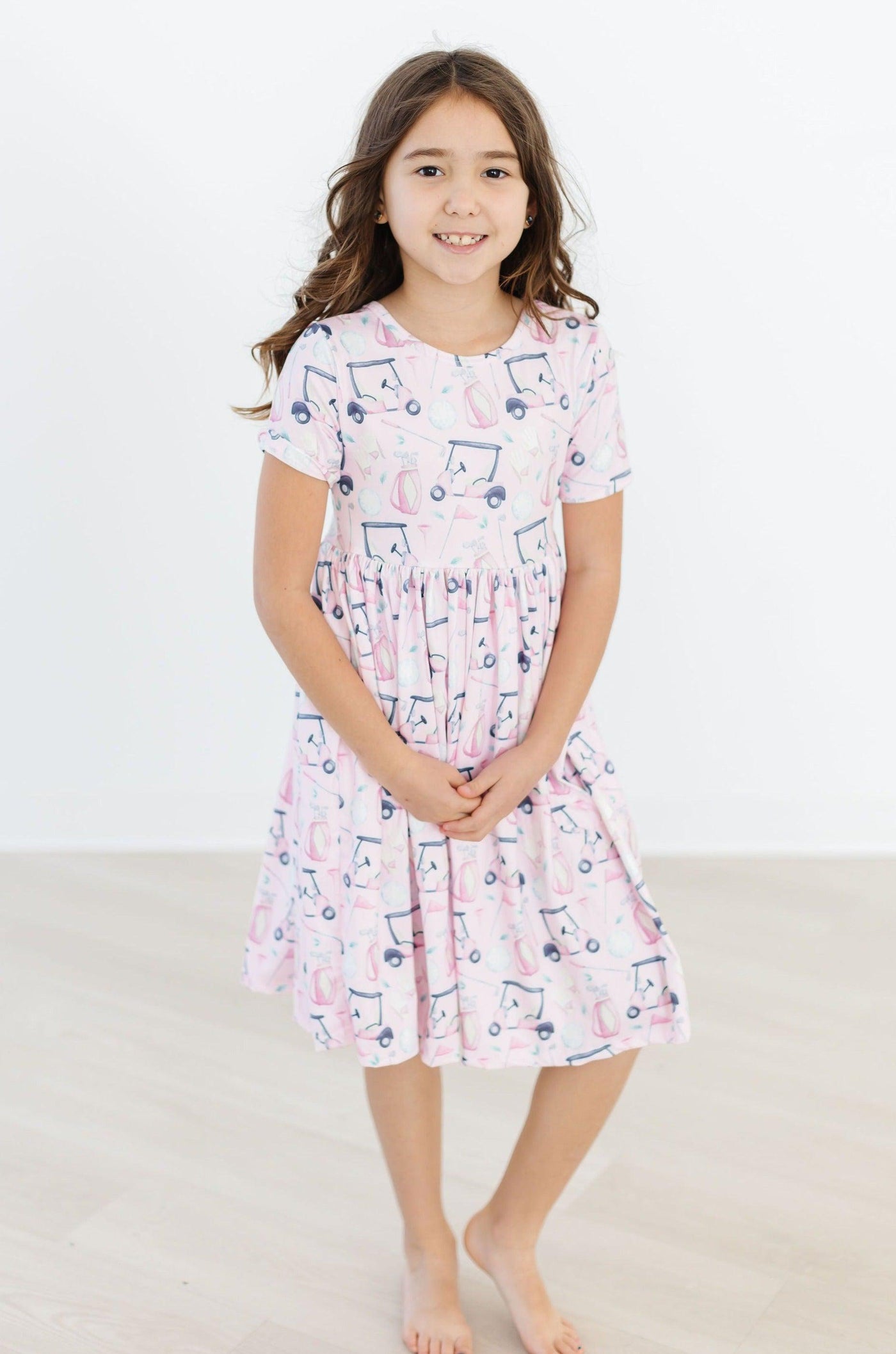 Mila & Rose:  Tee Time S/S Pocket Twirl Dress