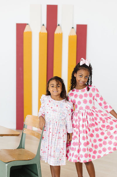 Mila & Rose:  School Days 3/4 Ruffle Twirl Dress